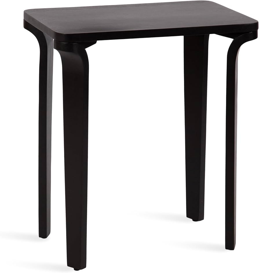 Kate and Laurel Escalon Modern Rectangle Wood Side Table, 22 x 14 x 26, Black, Transitional Decor... | Amazon (US)