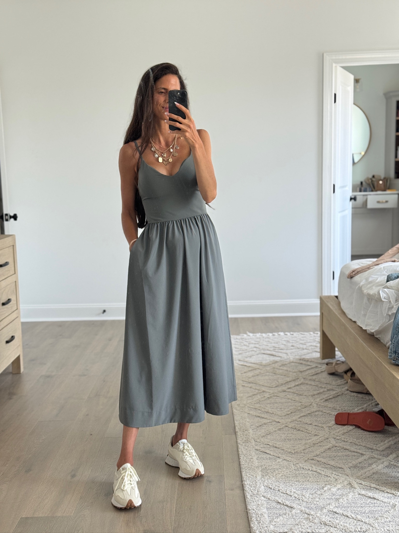 This dress checks all the boxes: comfortable, flattering, and easy to wear. Add sneakers for an everyday look and you’re out the door in seconds. One of those pieces you’ll reach for again and again this summer.

Linked in LTK.

#LTKSeasonal #LTKootd #LTKdayinmylife
