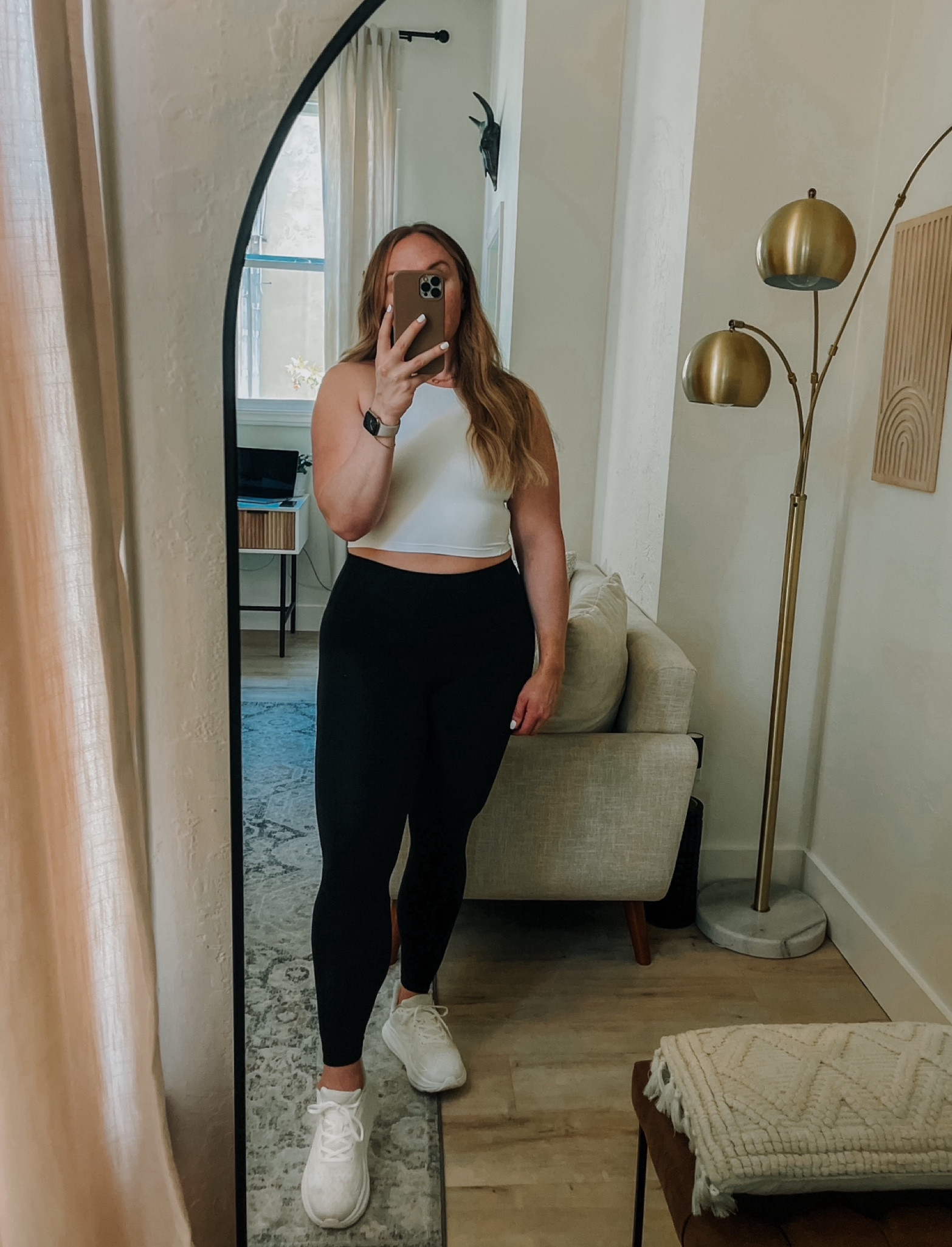 WFH UNIFORM 🙌🏼🤍✨
•
Tank top, leggings + sneaks forever.


#LTKworkwear #LTKmidsize #LTKfindsunder100