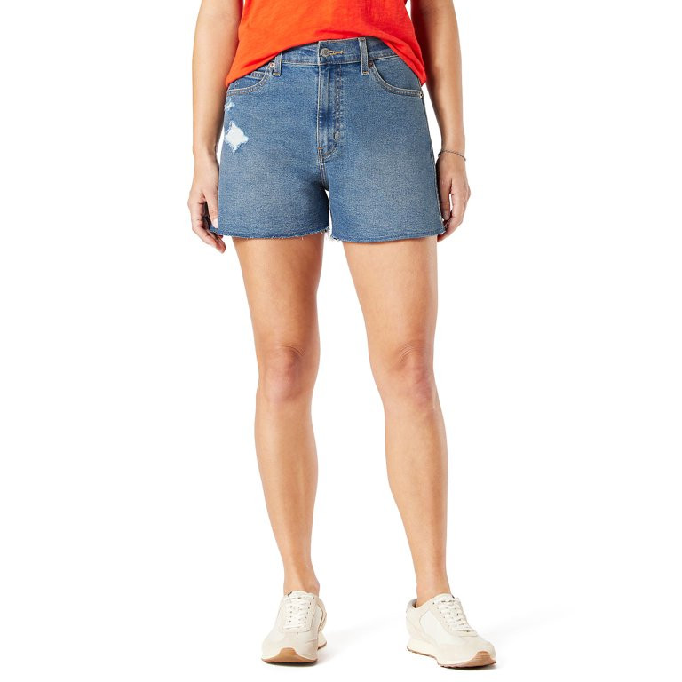 Signature By Levi Strauss & Co Women High Rise 3" Heritage Short | Walmart (US)