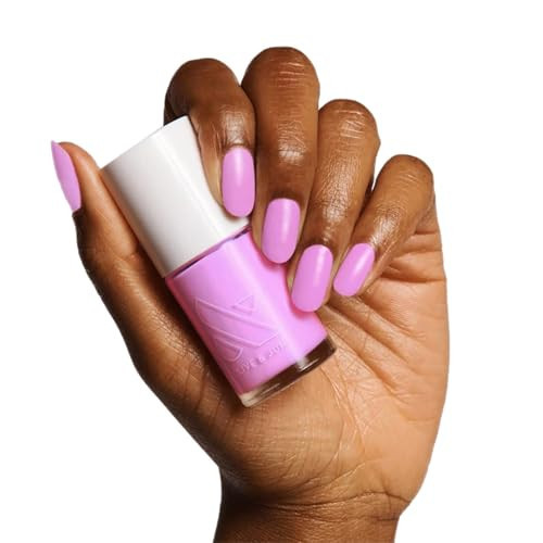 Olive & June Long Lasting Nail Polish | Spring Pastel Nails | Gel-Like Finish No Lamp Needed | Lasts up to 10 days | Salon-Quality 15-Free Vegan & Cruelty-Free Chip-Resistant | Fierce & Loving Lilac | Amazon (US)