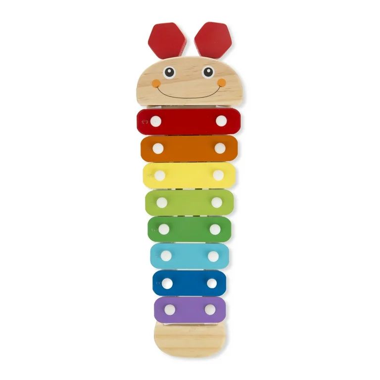 Melissa & Doug Caterpillar Xylophone Musical Toy With Wooden Mallets | Walmart (US)