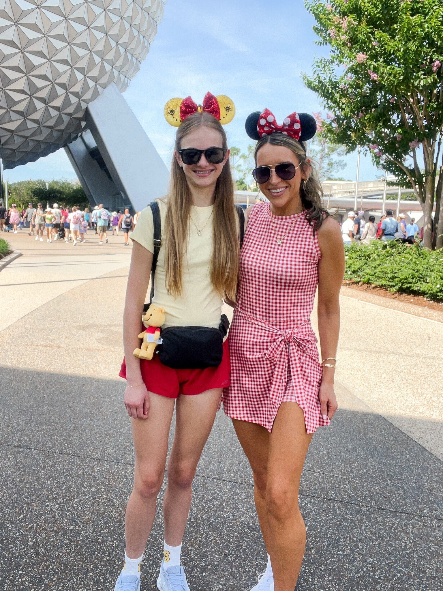 Today’s Epcot outfit!! Love this athletic romper! The wrap style is super forgiving & flattering! Wide enough straps for a regular bra! Wearing xs

#LTKSeasonal #LTKdayinmylife #LTKootd