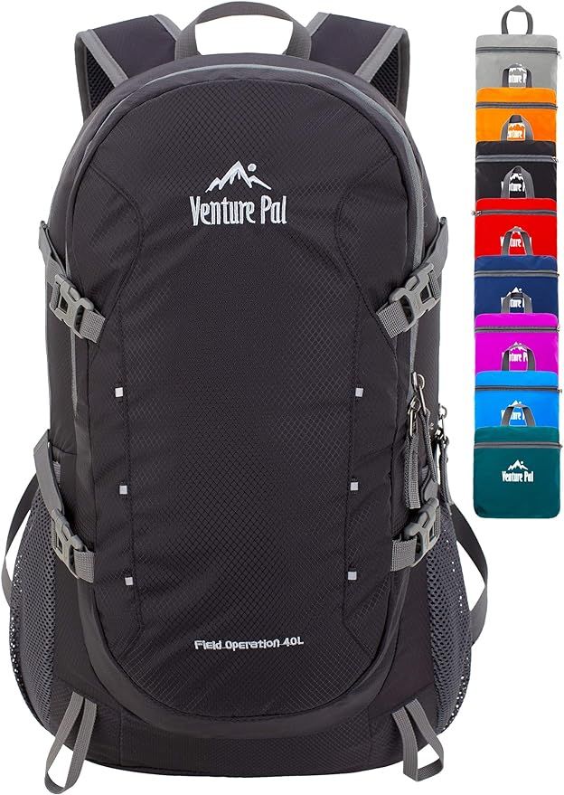 Amazon.com : Venture Pal 40L Lightweight Packable Travel Hiking Backpack Daypack-Black : Sports &... | Amazon (US)