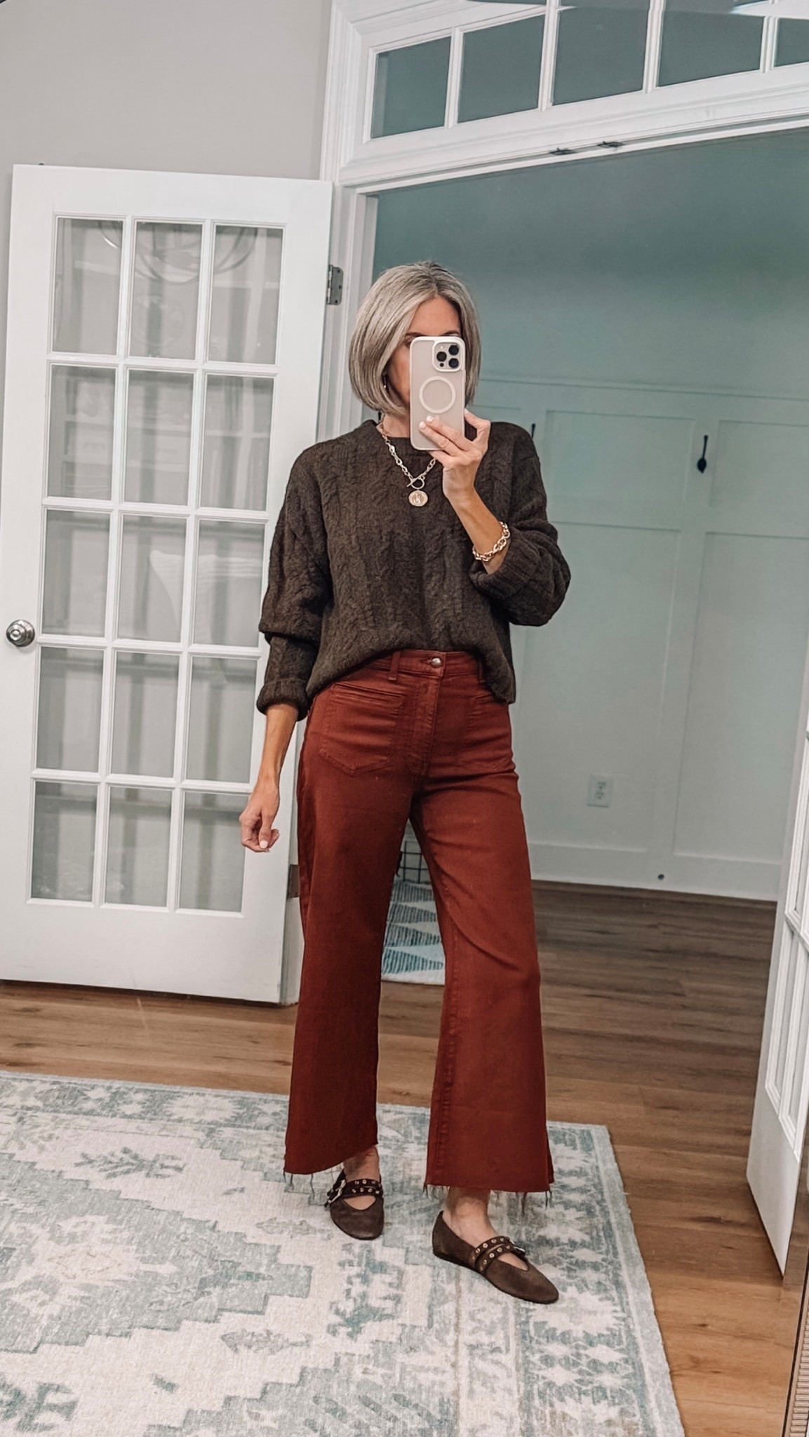 Thanksgiving outfit inspo 🍂
Easy, polished, and comfy enough for all-day wear. Love these rich fall tones together! 

#LTKFindsUnder50 #LTKOver40 #LTKSeasonal
