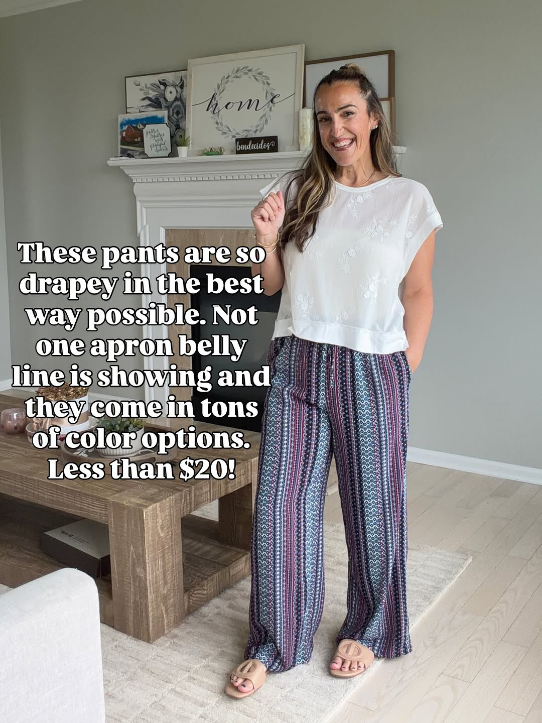 Super cute business casual look. This would also be great for a dinner outfit or pool party that you know you are just going to hang around and mingle at. Cool, casual, chic. 

#summeroutfit #elevatedsummeroutfit #printedpants #flowypants #businesscasual 

 #LTKootd #LTKOver40 #LTKWorkwear