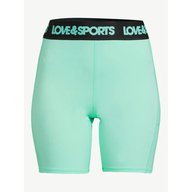 Love & Sports Women’s Bike Shorts, Sizes XS-XXXL | Walmart (US)