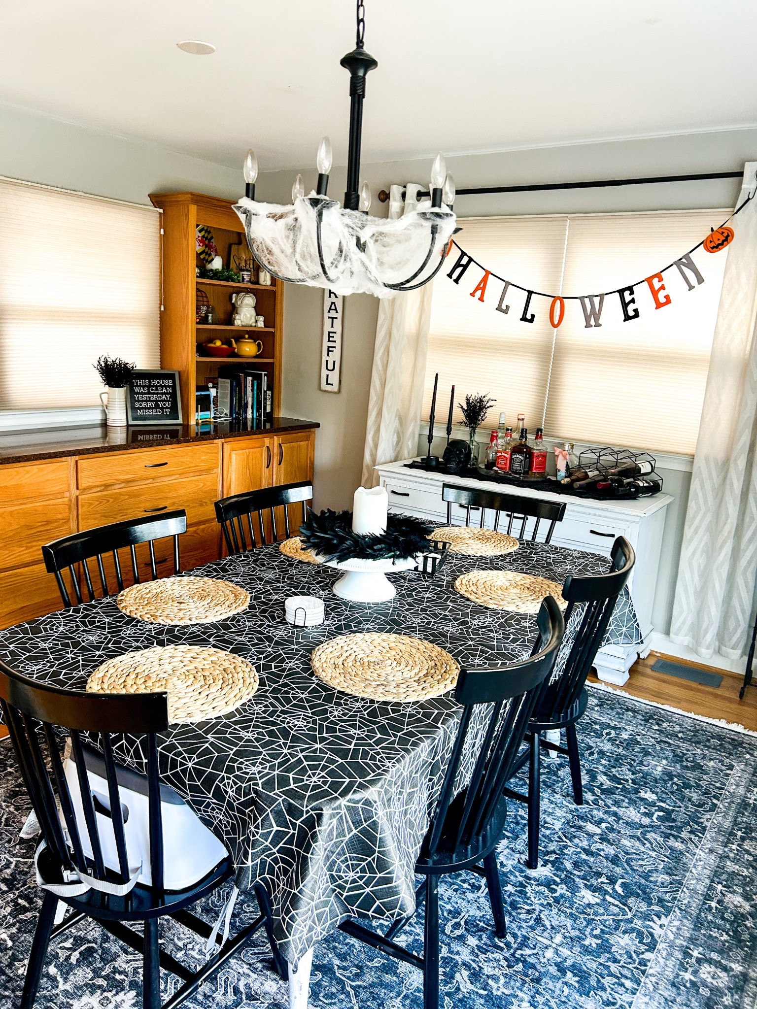 Dining Room Halloween decor on a budget 🎃 Hints of Halloween with everyday decor!

#LTKHome #LTKSeasonal