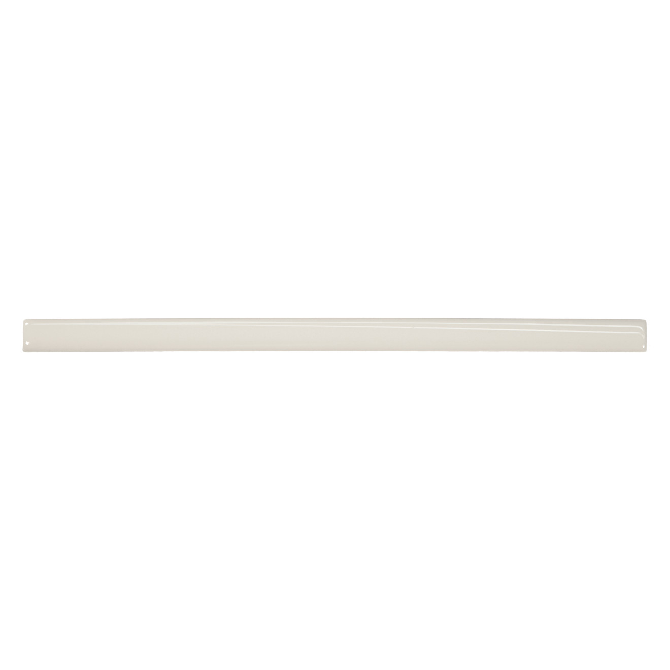 Marin 0.5" x 12" Jolly Miter Edge Ceramic Trim in Sand Dollar | Bedrosians Tile and Stone