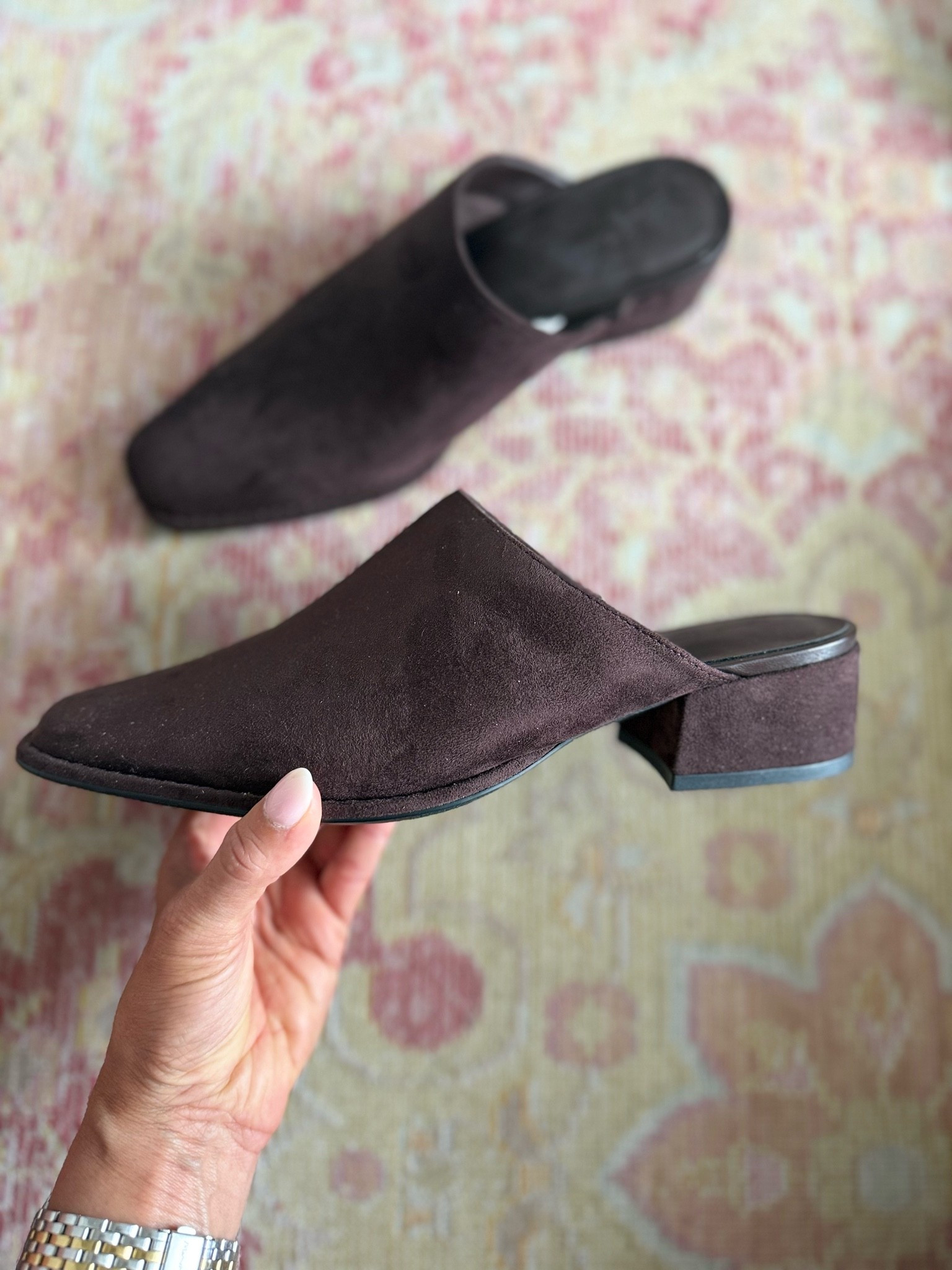 New brown mules from Target