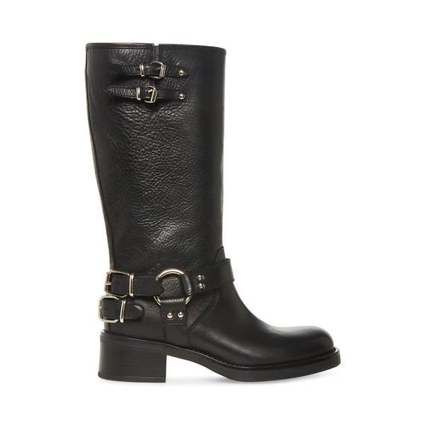 ASTOR BLACK LEATHER | Steve Madden (Canada)