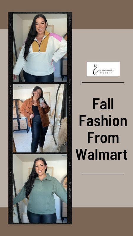 Walmart has really stepped up their game with this year’s fall fashion! I’m especially loving their faux leather leggings, shackets and pullovers to stay fashionably cozy this season. Fall Fashion | Walmart Finds | Walmart Fashion | Midsize Fashion | Fall Shacket

#LTKunder50 #LTKSeasonal #LTKcurves