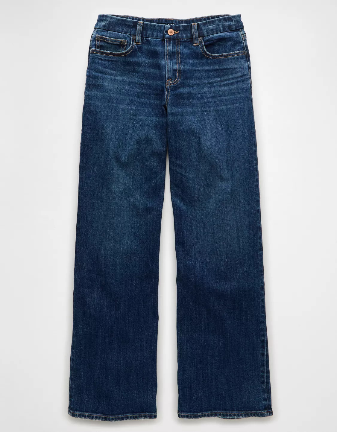 AE Stretch Curvy High-Waisted Stovepipe Jean | American Eagle Outfitters (US & CA)