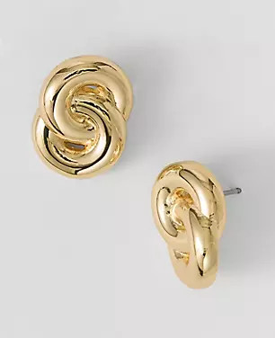 Double Link Stud Earrings | Ann Taylor