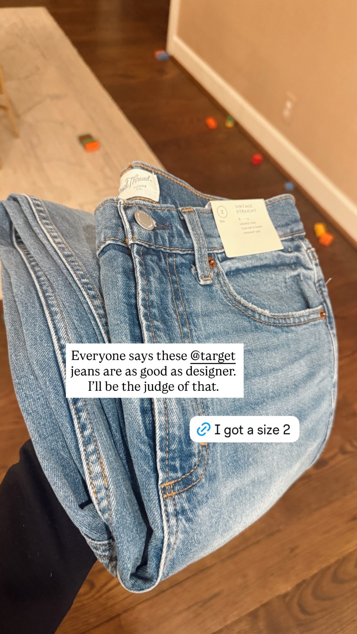 Everyone says these @target jeans are as good as designer. They aren’t AS good, but they are pretty dang good and run TTS

#LTKootd