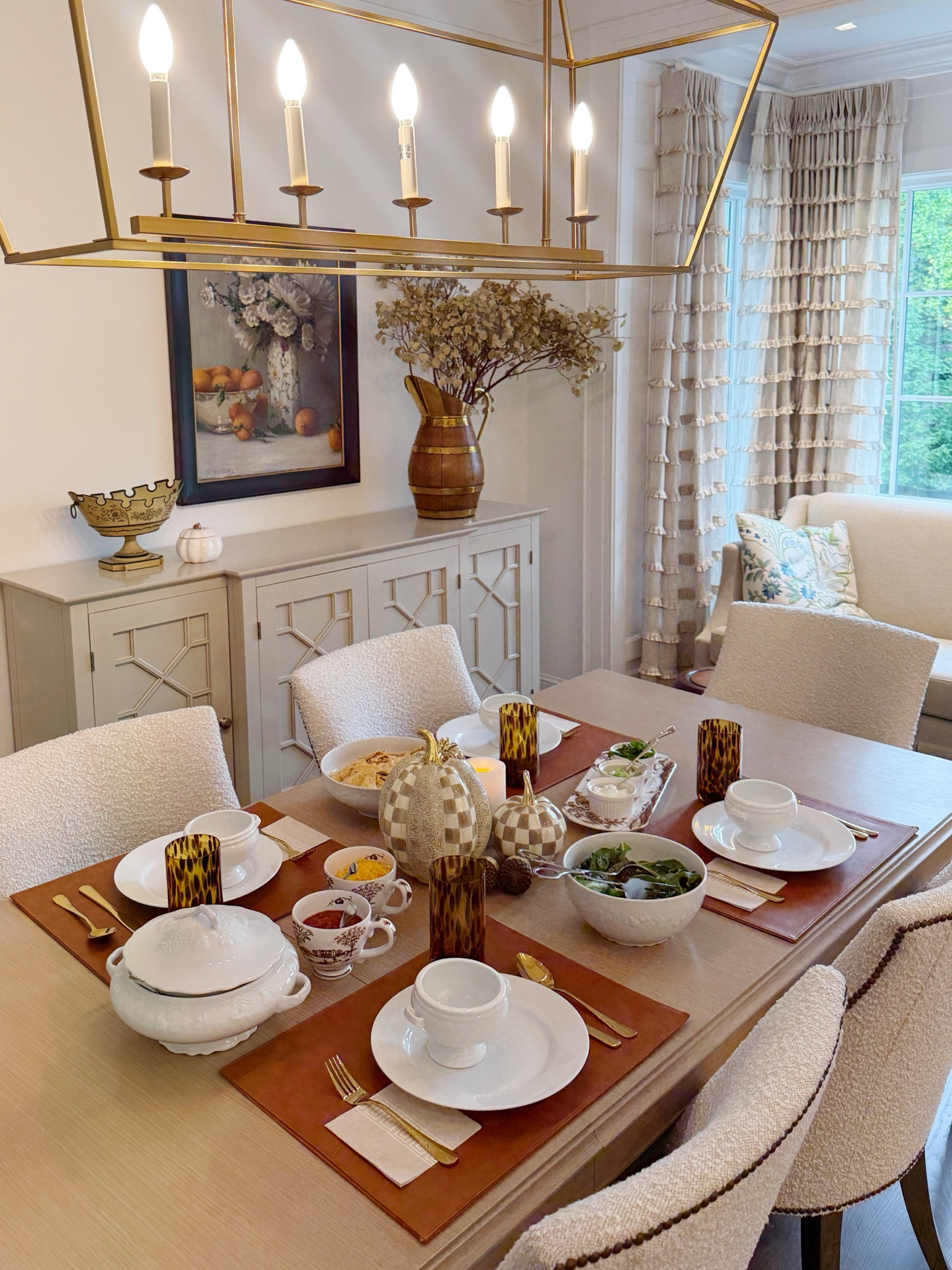 Fall tablescape for Sunday night dinner 🤎 So cozy and autumnal! 

#LTKSeasonal #LTKFallSale #LTKHome