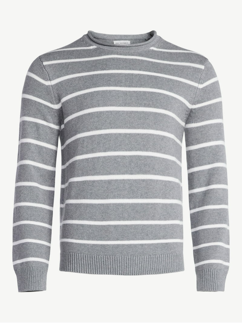 Free Assembly Men's Cotton Rollneck Sweater with Long Sleeves, Sizes S-3XL | Walmart (US)