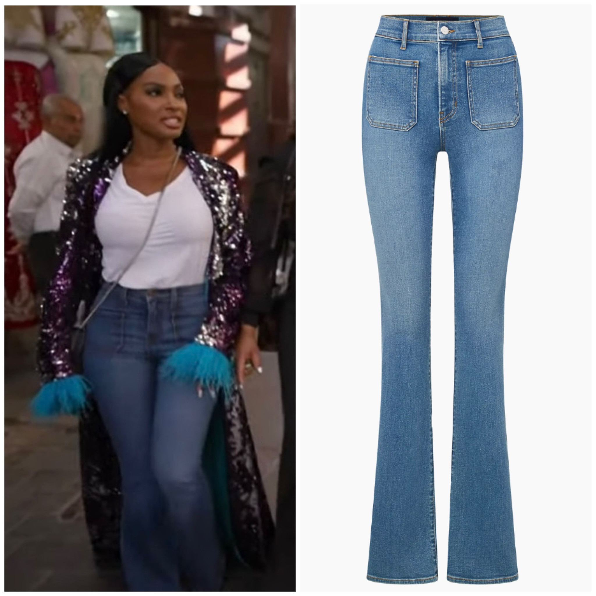 Lesa Milan’s Flared Jeans