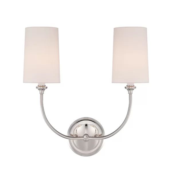 Daggett 2 - Light Dimmable Polished Nickel Armed Sconce | Wayfair North America