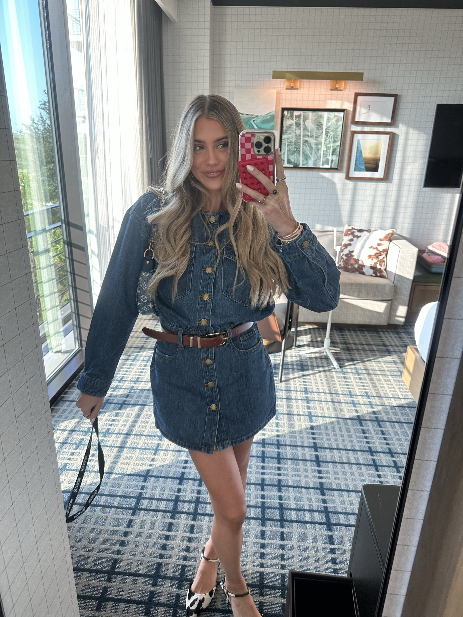 My night one LTK CON look! I am wearing size xs blanknyc dress from shop bop and my heels are Zara. My belt is Amazon! My bag is Vivrelle if you need a discount code message me! 

#outfit #fashion #style #ootd #ootn #outfitoftheday #fashionstyle  #outfitinspiration #outfitinspo #tryon #tryonhaul #lookbook #outfitideas #currentlywearing #styleinspo #outfitinspiration outfit, outfit of the day, outfit inspo, outfit ideas, styling, try on, fashion, affordable fashion. 

#LTKStyleTip #LTKCon #LTKShoeCrush