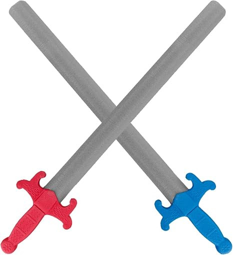 Liberty Imports 2 PCS Giant Foam Swords, Large 1:1 Scale Strong Toy Weapons, Kids Medieval Warrio... | Amazon (US)