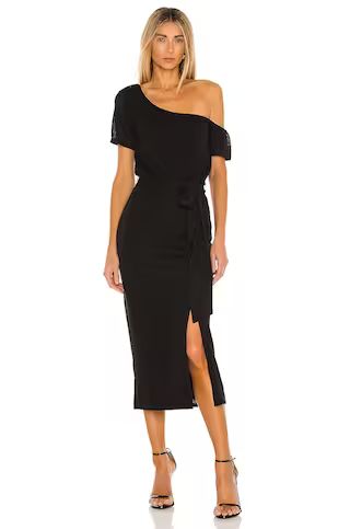 Lovers and Friends Eden Midi Dress in Black from Revolve.com | Revolve Clothing (Global)