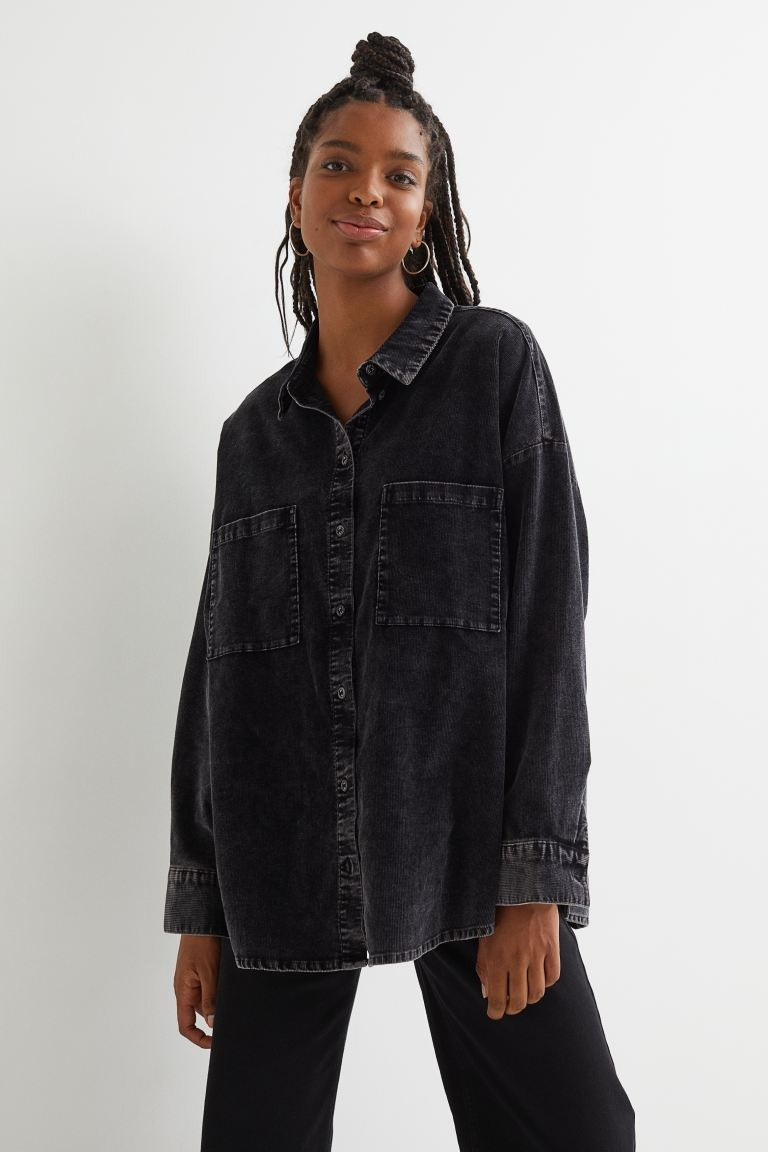 Oversized Corduroy Shirt | H&M (US + CA)
