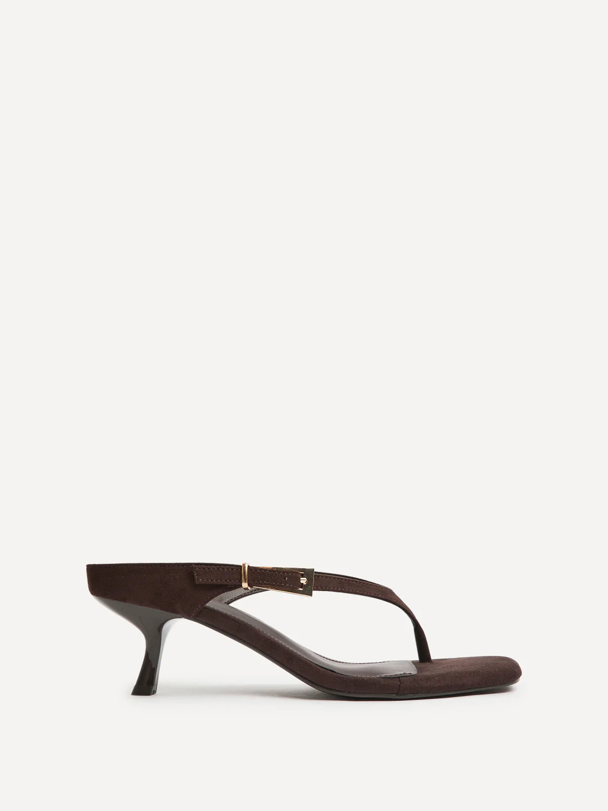 Elanie Brown Mule Heels | Linzi Shoes