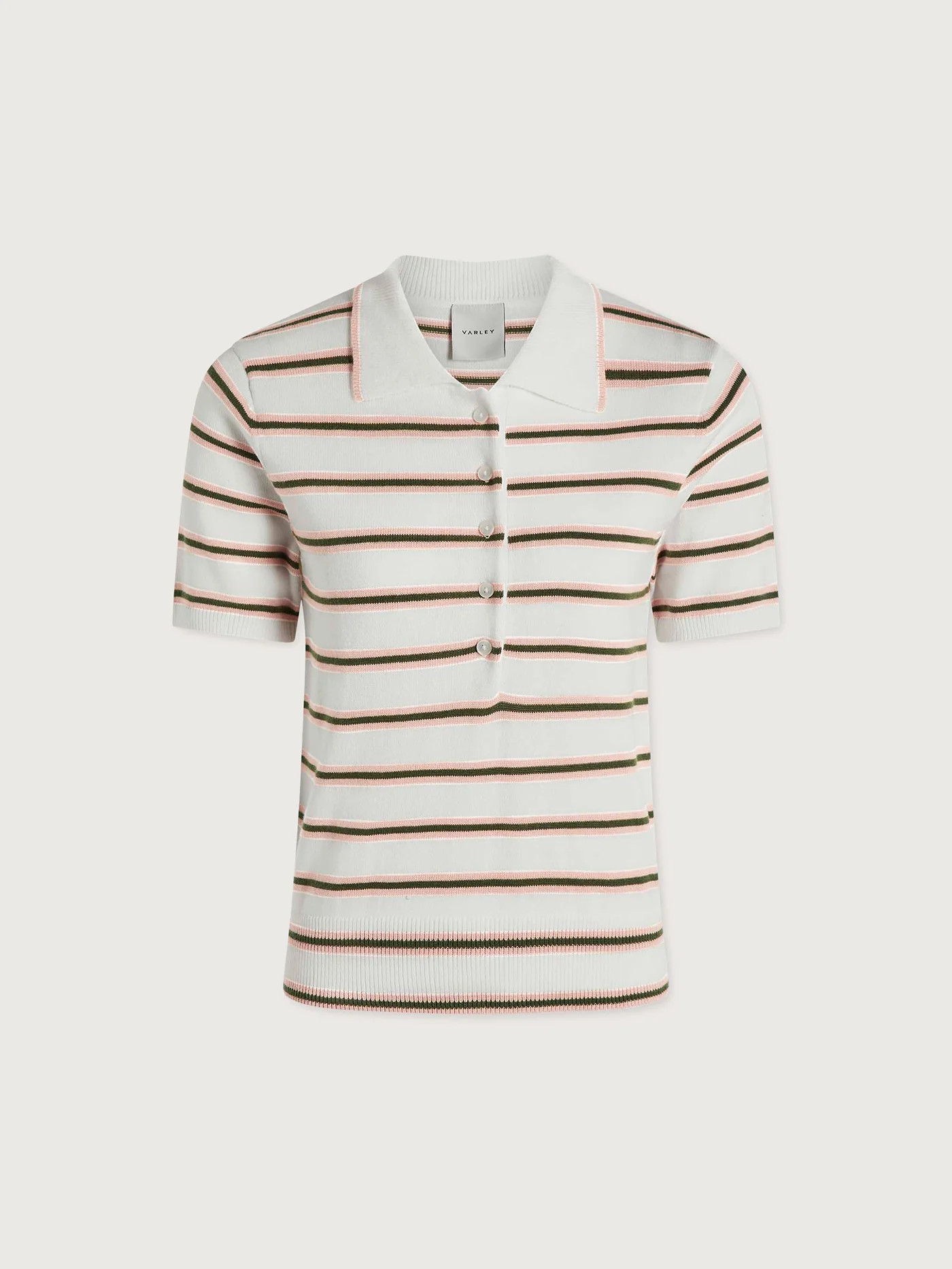 Faustine Button-Neck Polo | Varley US