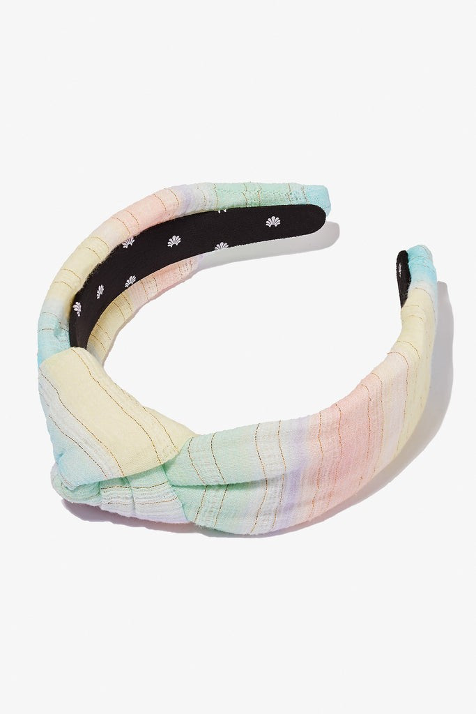 LoveShackFancy x Lele Sadoughi Printed Knotted Headband | LOVESHACKFANCY