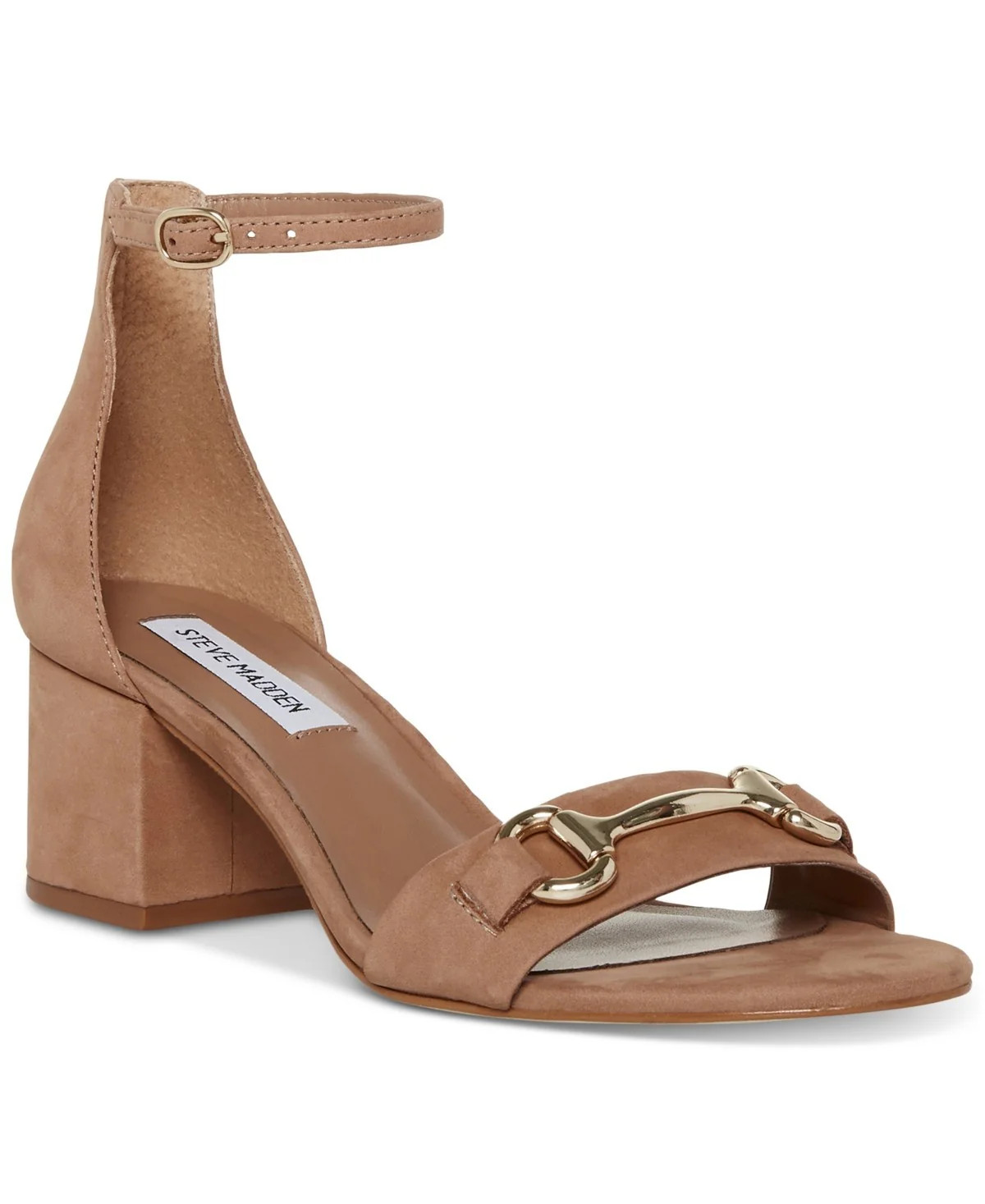 Women's Steve Madden Irenee-B IREN17S1 Sandal Tan Nubuck Ankle Strap JOBB1366 | Shop Simon