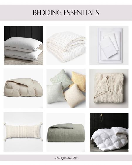 Beautiful bedding essentials to make your bedroom cozy!

#LTKFindsUnder100 #LTKHome #LTKStyleTip