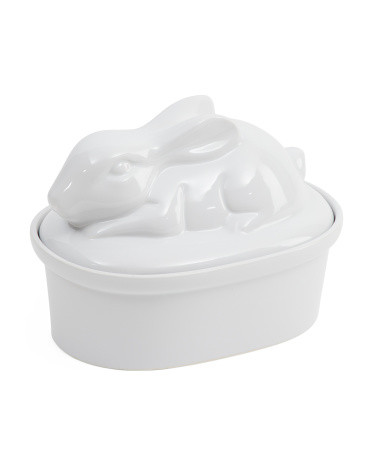 Casserole Pan With Figural Rabbit Lid | TJ Maxx