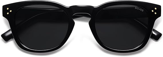 SOJOS Retro Vintage Polarized Sunglasses Womens Mens, 70s 80s Square Panto Style UV400 Shades SJ2... | Amazon (US)