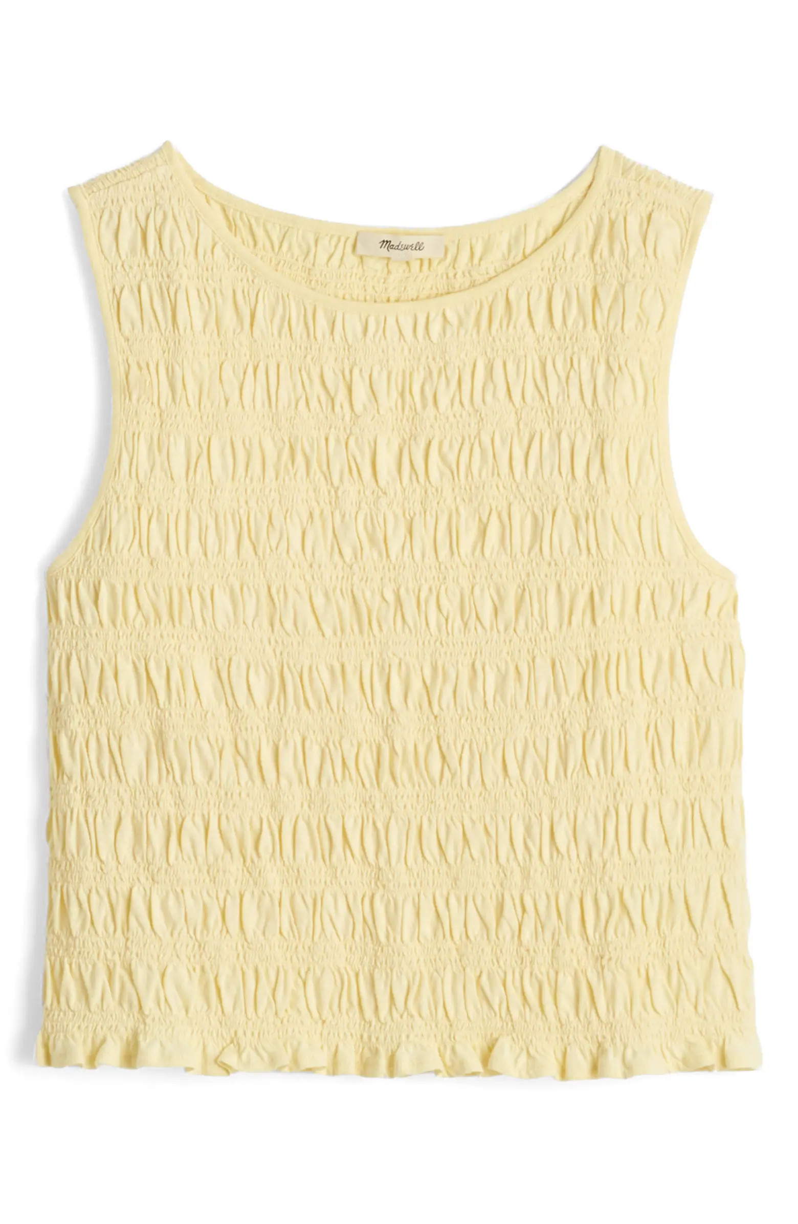 Madewell Smocked Tank Top | Nordstrom | Nordstrom