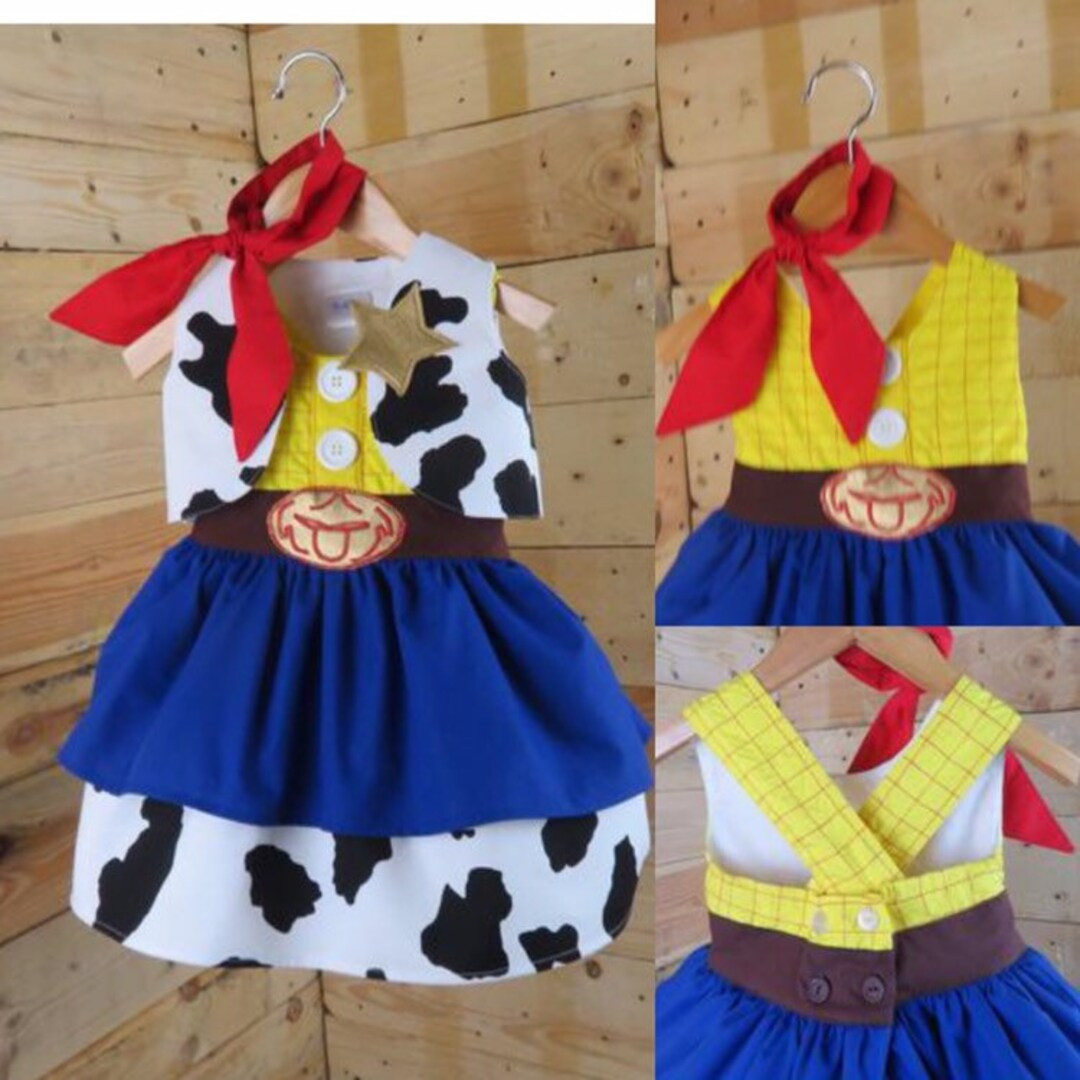 Baby Dress, Woody Inspired Dress, Woody Dress Costume, Sheriffs Woody Dress, Themed Dress Birthda... | Etsy (US)