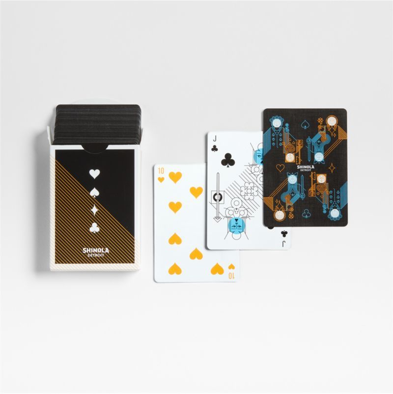Shinola Playing Cards | Crate and Barrel | Crate & Barrel