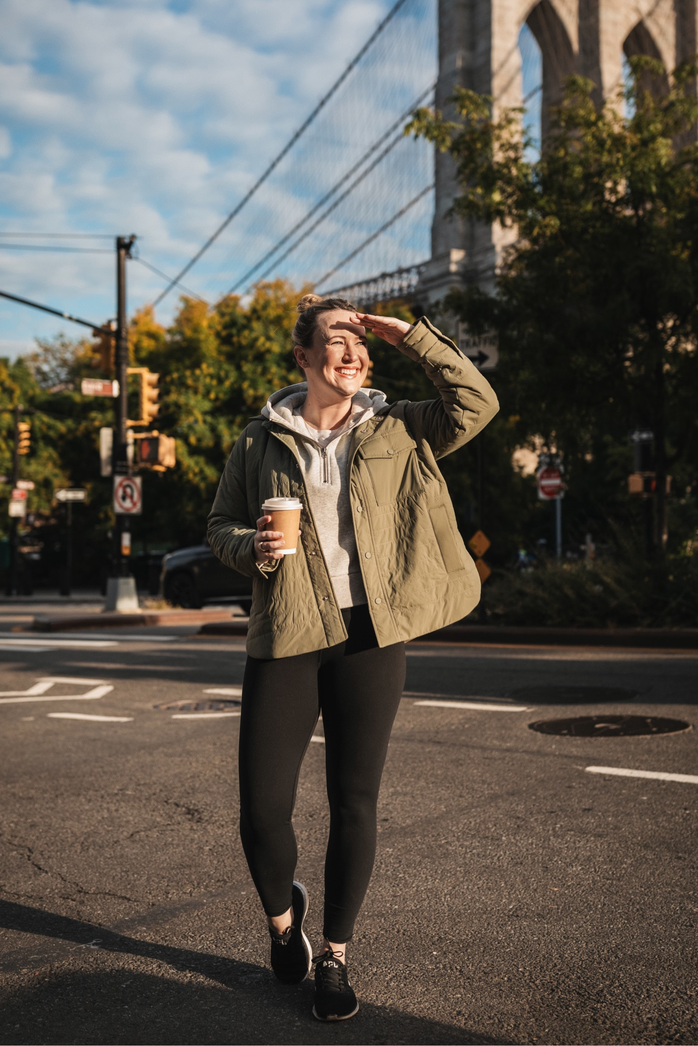 Vuori athleisure look! 
Insulated Jacket (Xs/S)
Hoodie sweatshirt (M)
Rib studio leggings (M) 

#LTKfitness #LTKSeasonal