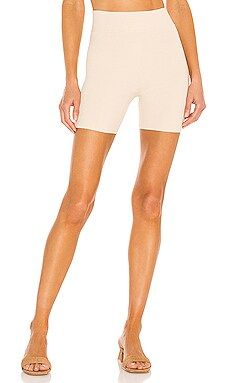 h:ours Luna Biker Shorts in Warm Ivory from Revolve.com | Revolve Clothing (Global)