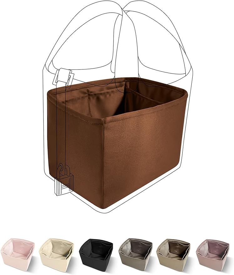 DGAZ Purse Organizer Silky Smooth,Silk,Luxury Handbag Tote in Bag Shapers, Women- Fits picotin18/... | Amazon (US)