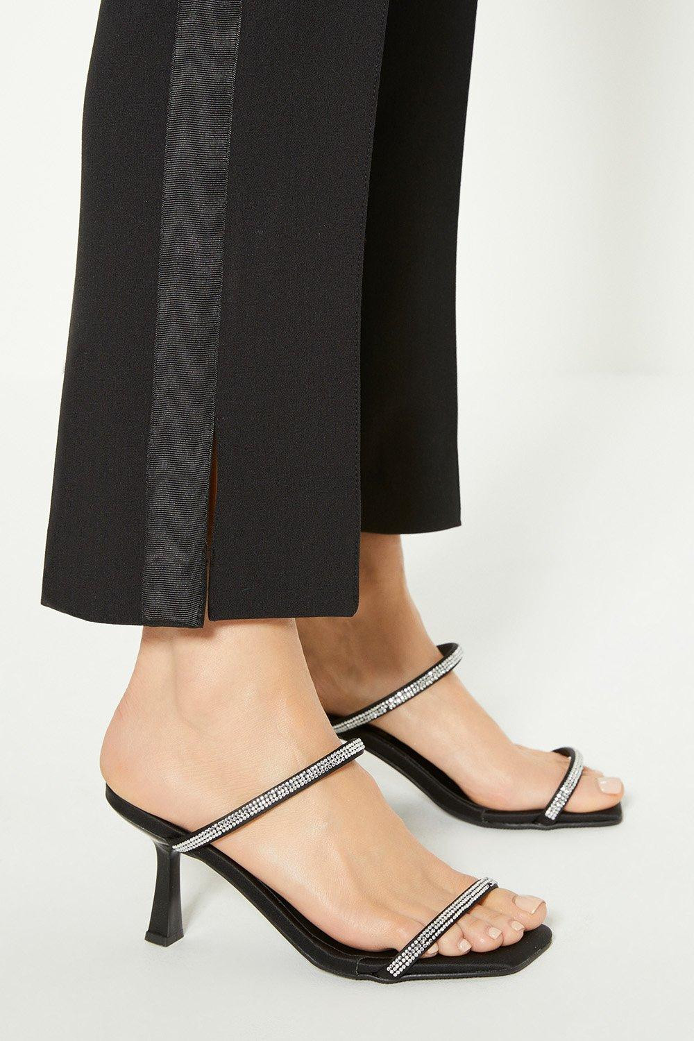 Diamante Detail Heeled Sandal | Oasis UK & IE