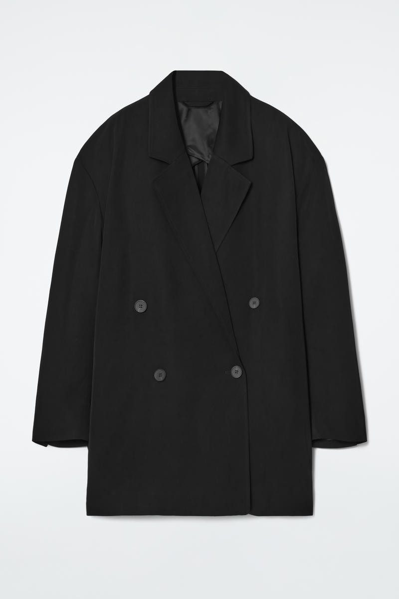 Oversized Draped Double-Breasted Blazer | COS UK