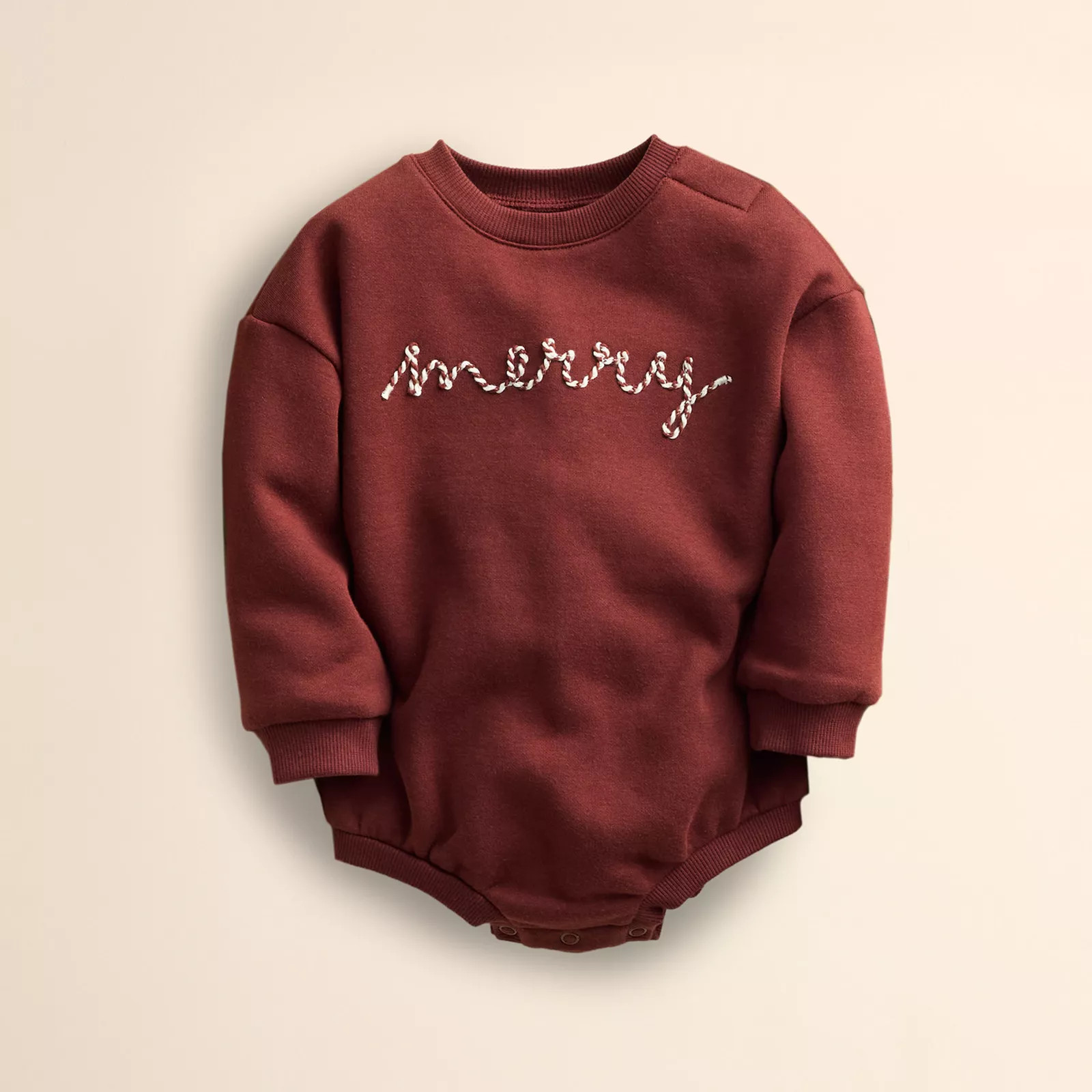 Baby Little Co. by Lauren Conrad Long Sleeve Ringer Bubble Romper | Kohl's