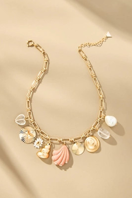 Assorted Shells Charm Necklace | Anthropologie (US)