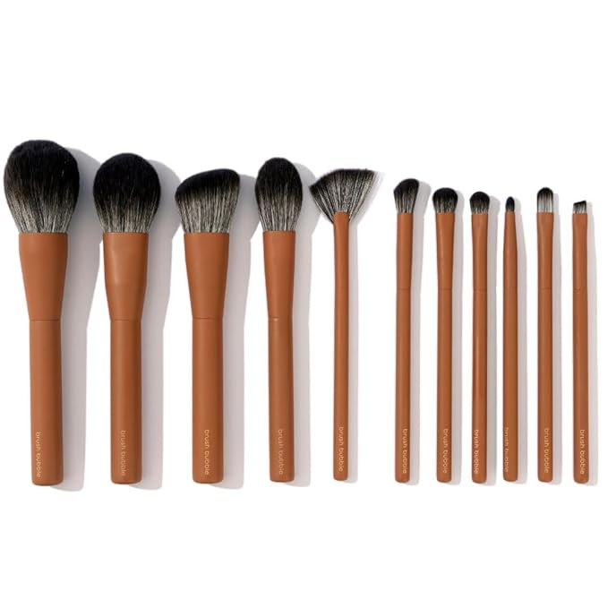 Makeup Brush Set- brush bubble full set makeup brushes for liquid foundation, powders, creams and... | Amazon (US)