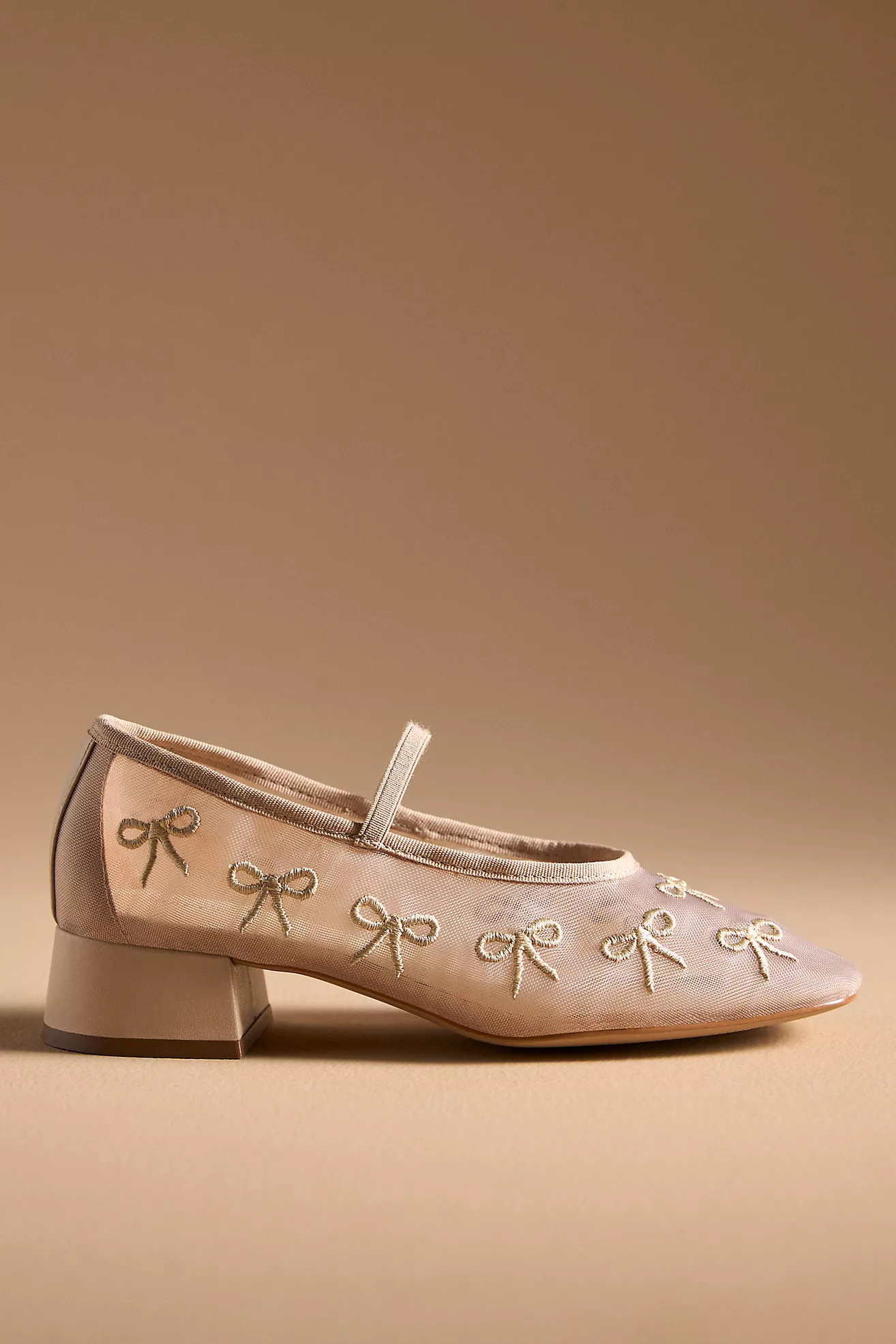 Maeve Mesh Block Heels | Anthropologie (US)