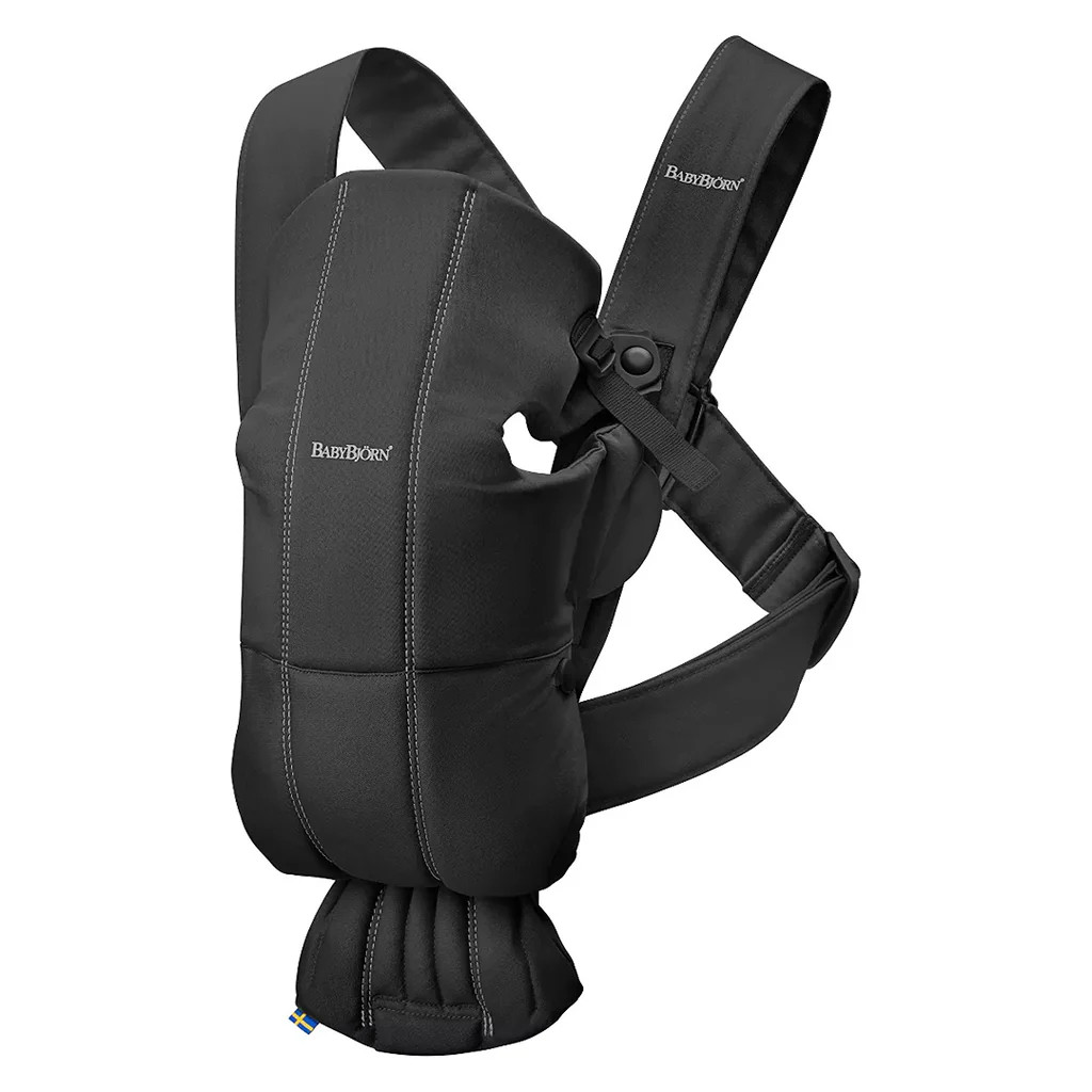 Baby Bjorn Baby Carrier Mini - Cotton Black | REBEL (formerly Rebelstork)