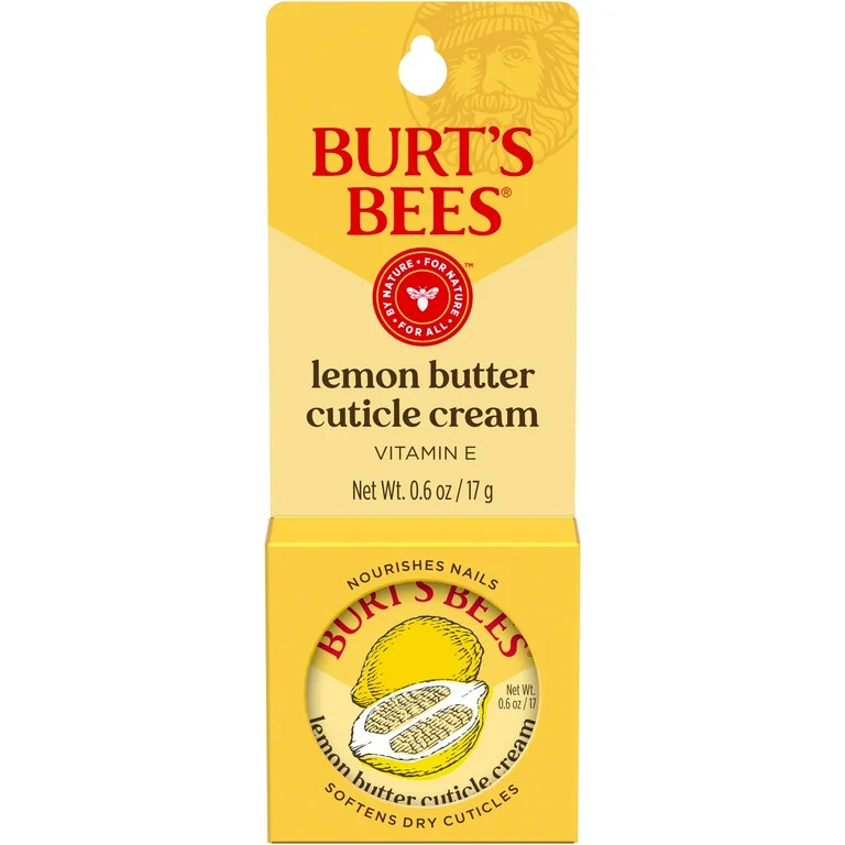 Burt's Bees 100% Natural Origin Lemon Butter Cuticle Cream, 0.6 oz | Walmart (US)