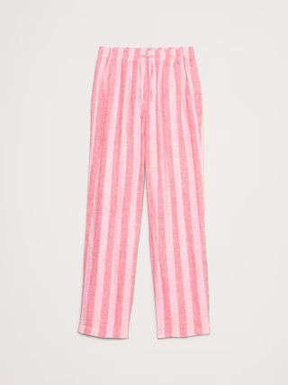 Linen Pull-On Ankle Pant | Banana Republic (US)