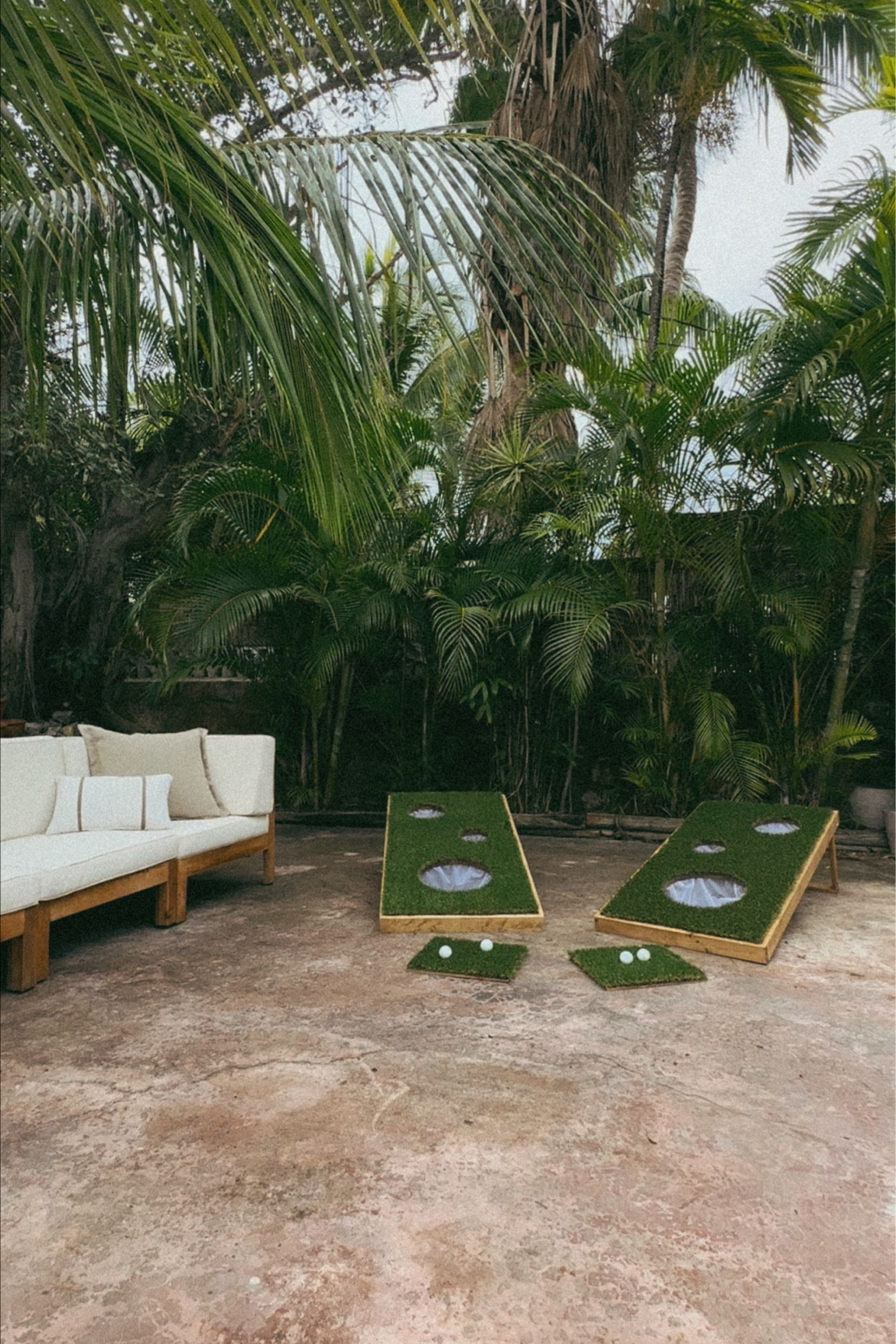 LOVING how our DIY golf cornhole set came out! Following along as we build these on my stories! 

#LTKhome #LTKfindsunder100 #LTKSeasonal